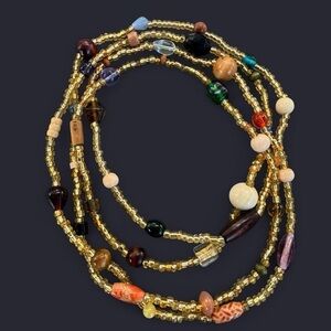 Boho Long Bead Necklace